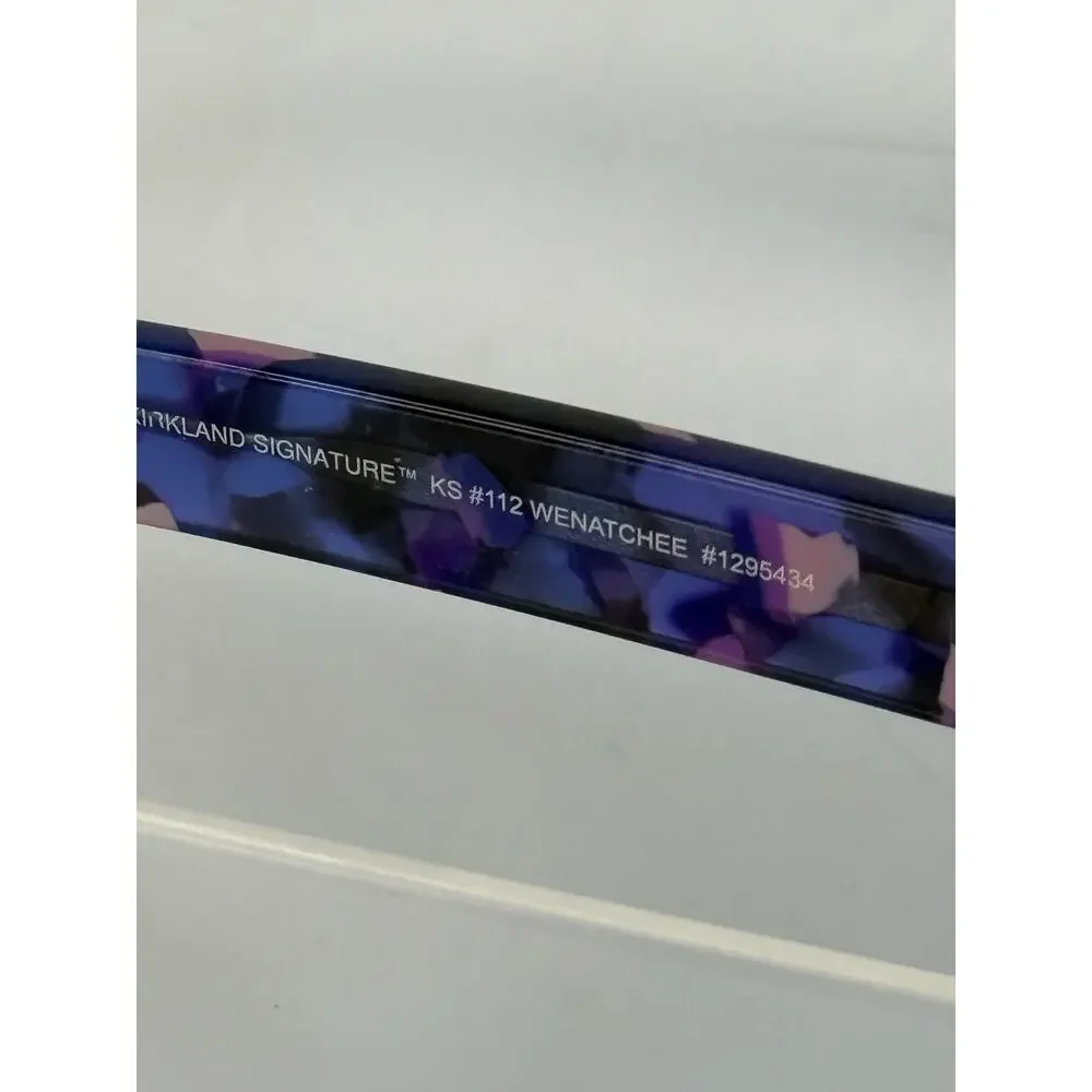 Kirkland Signature Eye Glasses Purple Blue Pink #112 Wenatchee  #1295434